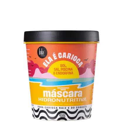 Imagem do produto Lola Cosmetics Ela é Carioca Sol, Sal, Piscina & Endorfina - Máscara Hidronutritiva 450g