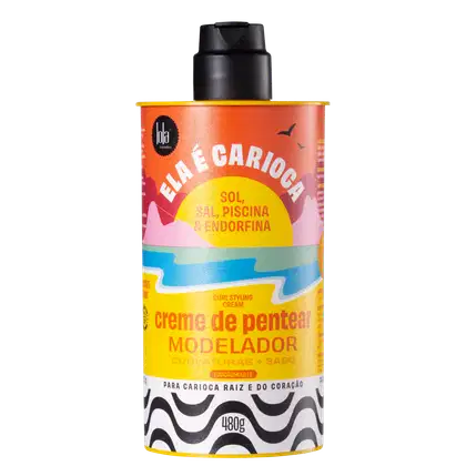 Imagem do produto Lola Cosmetics Ela é Carioca Sol, Sal, Piscina & Endorfina 3ABC - Creme de Pentear 480g