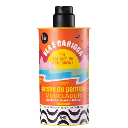 Imagem do produto Lola Cosmetics Ela é Carioca Sol, Sal, Piscina & Endorfina 4ABC - Creme de Pentear 480g