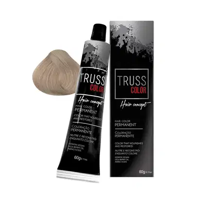 Imagem do produto Coloração Permanente Truss Color Louro Claro Pérola 8.89 60g