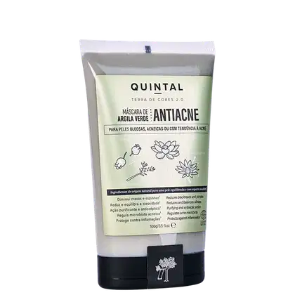 Imagem do produto Quintal Terra de Cores 2.0 Antiacne - Máscara de Argila Verde 100g