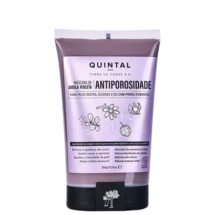 Imagem do produto Quintal Terra de Cores 2.0 Antiporosidade - Máscara de Argila Violeta 100g