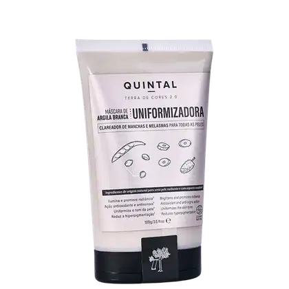 Imagem do produto Quintal Terra de Cores 2.0 Uniformizadora - Máscara de Argila Branca 100g