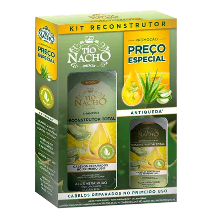 Imagem do produto Kit Tio Nacho Reconstrutor Total - Shampoo 415ml + Condicionador 200ml
