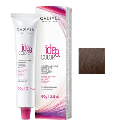 Imagem do produto Cadiveu Professional Idea Color 7.31 Louro Médio Dourado Acinzentado - Coloração Permanente 60g