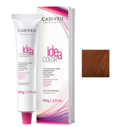 Imagem do produto Cadiveu Professional Idea Color 6.34 Louro Escuro Dourado Acobreado - Coloração Permanente 60g