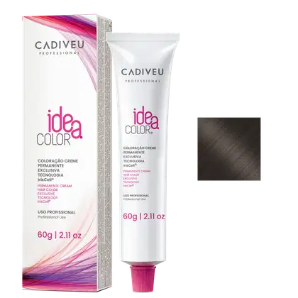Imagem do produto Cadiveu Professional Idea Color 5.1 Castanho Claro Acinzentado - Coloração Permanente 60g