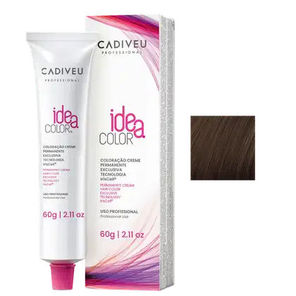 Imagem do produto Cadiveu Professional Idea Color 4.0 Castanho Médio - Coloração Permanente 60g
