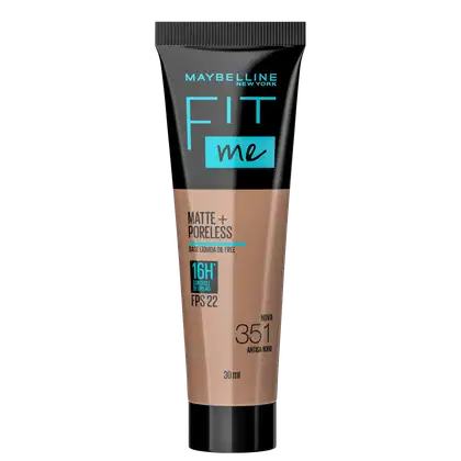 Imagem do produto Maybelline Fit Me Matte Cor 351 FPS 22 - Base Líquida 30ml
