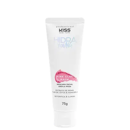 Imagem do produto Kiss New York Profissional Hidra Young Argila Rosa - Máscara Facial 75g