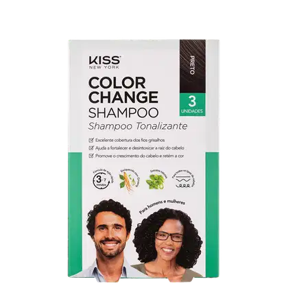 Imagem do produto Kit Kiss New York Color Change Preto (3 Unidades)