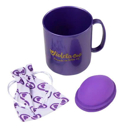 Imagem do produto Kit Violeta Cup Disco Menstrual Duo Violeta (2 Produtos)