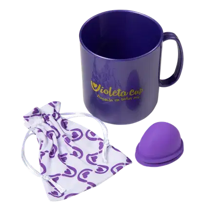 Imagem do produto Kit Violeta Cup Mini Disco Menstrual Duo Violeta (2 Produtos)