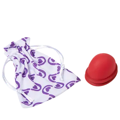 Imagem do produto Violeta Cup Mini Duo Vermelho - Disco Menstrual
