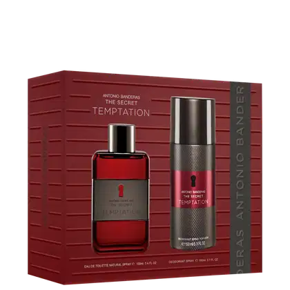 Imagem do produto Conjunto The Secret Temptation Banderas Masculino - Eau de Toilette 100ml + Desodorante Spray 150ml