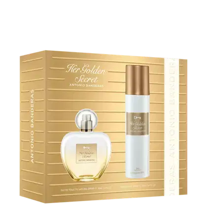 Imagem do produto Conjunto Her Golden Secret Banderas Feminino - Eau de Toilette 80ml + Desodorante 150ml