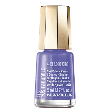 Imagem do produto Mavala Mini Color +Silicium 415 Pushy Purple - Esmalte Cremoso 5ml