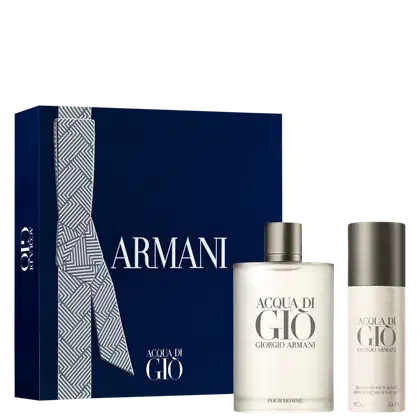 Imagem do produto Conjunto Giorgio Armani Acqua di Giò Masculino - Eau de Toilette 200ml + Desodorante Spray 150ml
