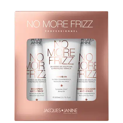 Imagem do produto Kit Jacques Janine Professionnel No More Frizz (3 Produtos)
