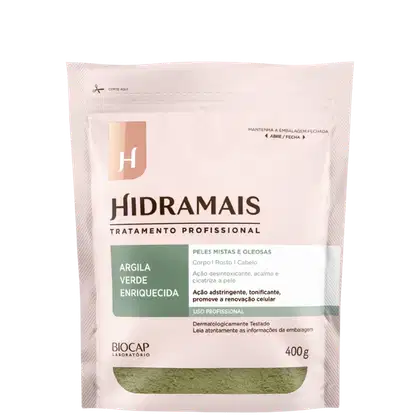 Imagem do produto Hidramais  Argila Verde - Máscara Multifuncional em Pó 400g