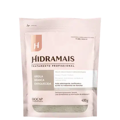 Imagem do produto Hidramais Argila Branca - Máscara MultifuncionaI em Pó 400g