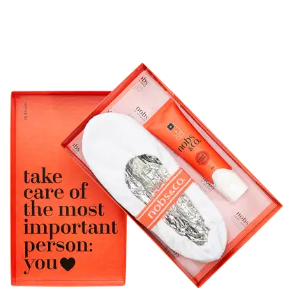 Imagem do produto Kit Nobs & Co. Hidra Therm Hidratação para os Pés 35/36 Branco (2 Produtos)