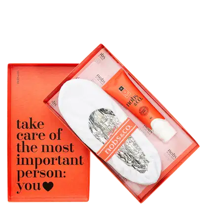 Imagem do produto Kit Nobs & Co. Hidra Therm Hidratação para os Pés 37/38 Branco (2 Produtos)