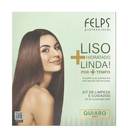 Imagem do produto Kit Felps Professional Quiabo XBTX Pós Progressiva (3 Produtos)
