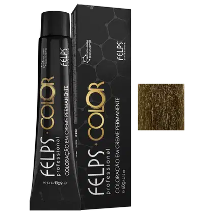 Imagem do produto Felps Professional Felps Color Louro Médio Bege Acinzentado 7.13 - Coloração Permanente 60g