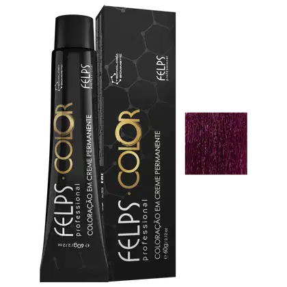 Imagem do produto Felps Professional Felps Color Louro Médio Marsala 7.26 - Coloração Permanente 60g