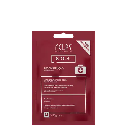 Imagem do produto Felps Professional S.O.S. Sachê - Máscara de Reconstrução 50g