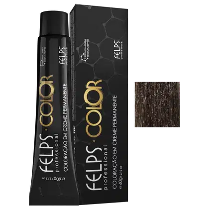 Imagem do produto Felps Professional Felps Color Louro Escuro Cinza 6.1 - Coloração Permanente 60g
