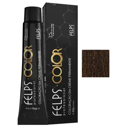 Imagem do produto Felps Professional Felps Color Louro Escuro Cobre Acinzentado - Coloração Permanente 60g
