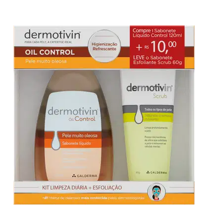 Imagem do produto Dermotivin Oil Control - Sabonete Líquido Facial 120ml