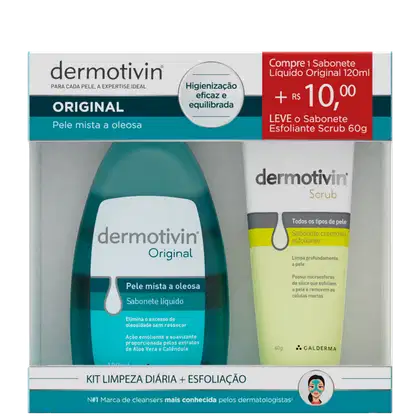 Imagem do produto Dermotivin Original - Espuma de Limpeza Facial 120ml