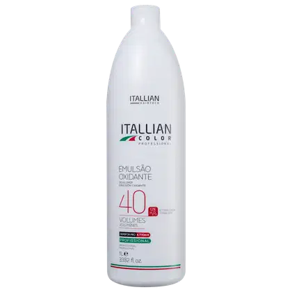 Imagem do produto Itallian Hairtech Color Professional - Emulsão Oxidante Estabilizada 40 Volumes 1L