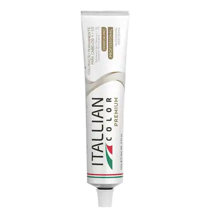 Imagem do produto Itallian Hairtech Color Premium 6.7 Louro Escuro Marrom - Coloração Permanente 60g