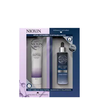 Imagem do produto Kit Nioxin 3D Intensive Deep Protect & Night Density Rescue (2 Produtos)