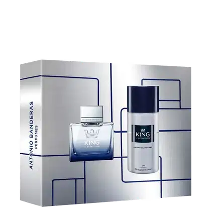 Imagem do produto Conjunto King of Seduction Banderas Masculino - Eau de Toilette 100ml + Desodorante 150ml