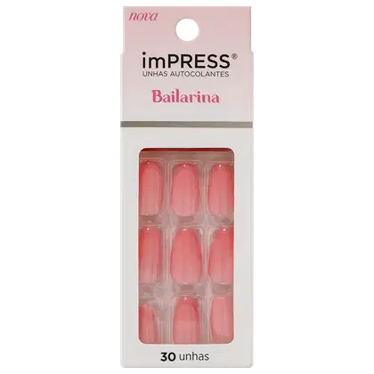 Imagem do produto Kiss New York imPRESS Bailarina Fancy - Unhas Autocolantes (30 Unidades)