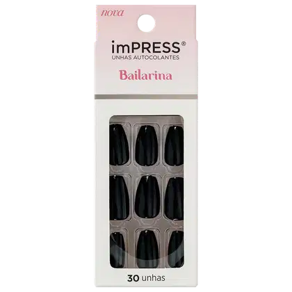 Imagem do produto Kiss New York imPRESS Bailarina Lacy - Unhas Autocolantes (30 Unidades)