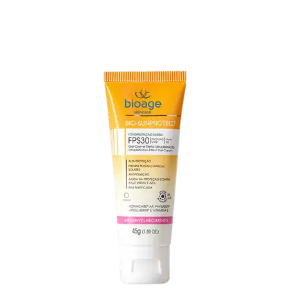 Imagem do produto Bioage Bio-SunProtect Antienvelhecimento FPS30 Incolor - Protetor Solar 45g