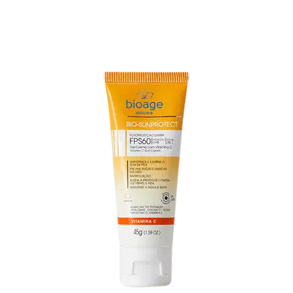 Imagem do produto Bioage Bio-SunProtect Vitamina C  FPS60 - Protetor Solar 45g