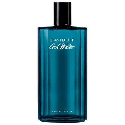 A imagem mostra o Perfume Importado Masculino Cool Water da marca Davidoff.