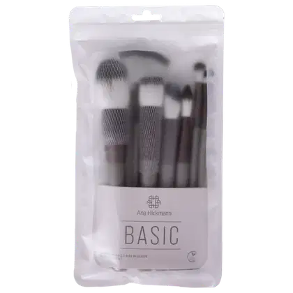 Imagem do produto Kit Ana Hickmann Beauty Basic Makeup Brush Set Gray (7 Produtos)