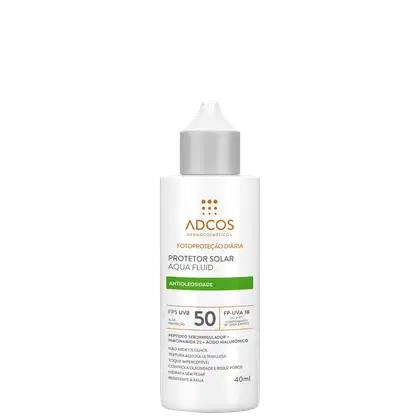 Imagem do produto Adcos Fotoproteção Diária Aqua Fluid FPS50 Incolor - Protetor Solar Facial 40ml