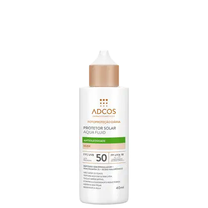 Imagem do produto Adcos Fotoproteção Diária Aqua Fluid FPS50 Nude - Protetor Solar Facial com Cor 40ml