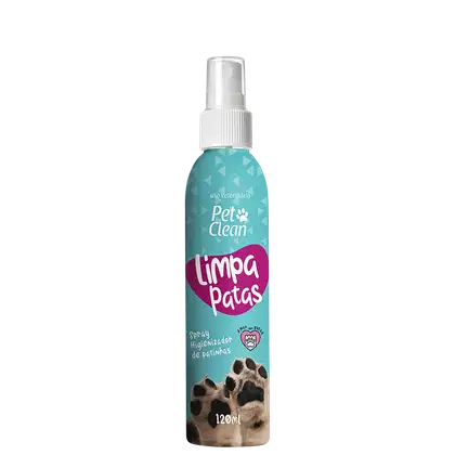 Imagem do produto Pet Clean Limpa Patas - Spray Higienizador de Patas 120ml