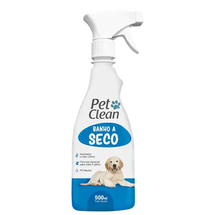 Imagem do produto Pet Clean Banho a Seco - Spray de Limpeza 500ml