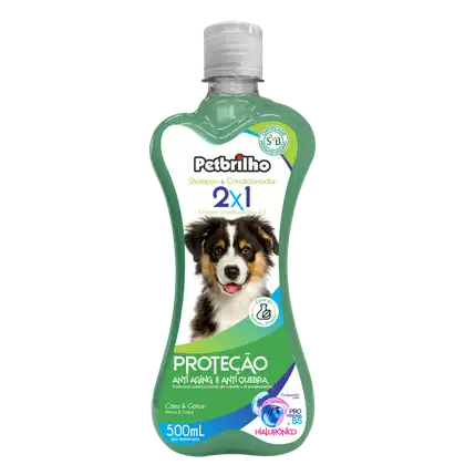 Imagem do produto Petbrilho 2X1 - Shampoo Multifuncional para Pet 500ml